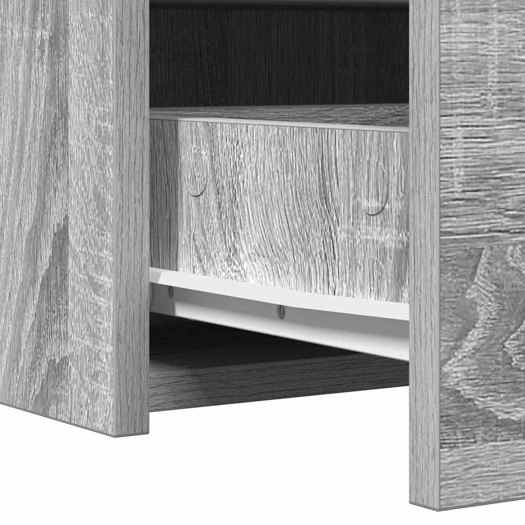 Schminktisch mit Schubladen Grau 60 x 40 x 70 cm Holzwerkstoff
