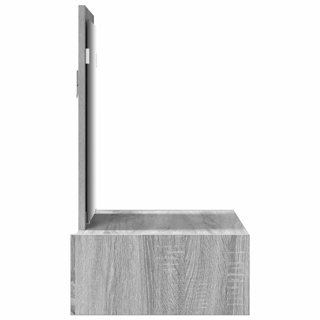Schminktisch mit Schubladen Grau 60 x 40 x 70 cm Holzwerkstoff