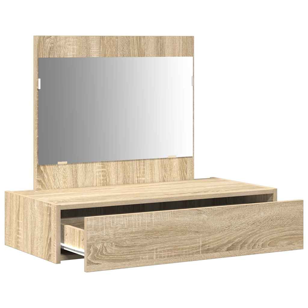 Schminktisch mit Schubladen Braun 83 x 40 x 70 cm Holzwerkstoff