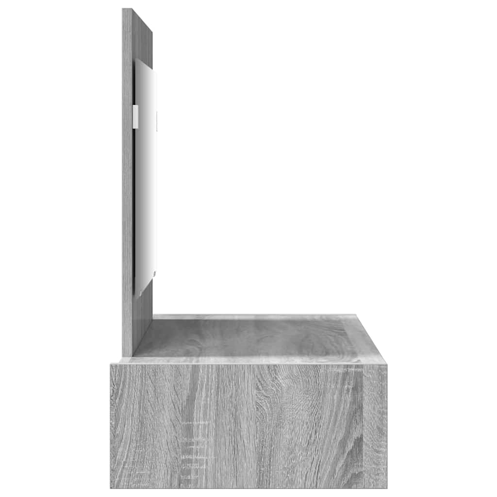 Schminktisch mit Schubladen Grau 83 x 40 x 70 cm Holzwerkstoff
