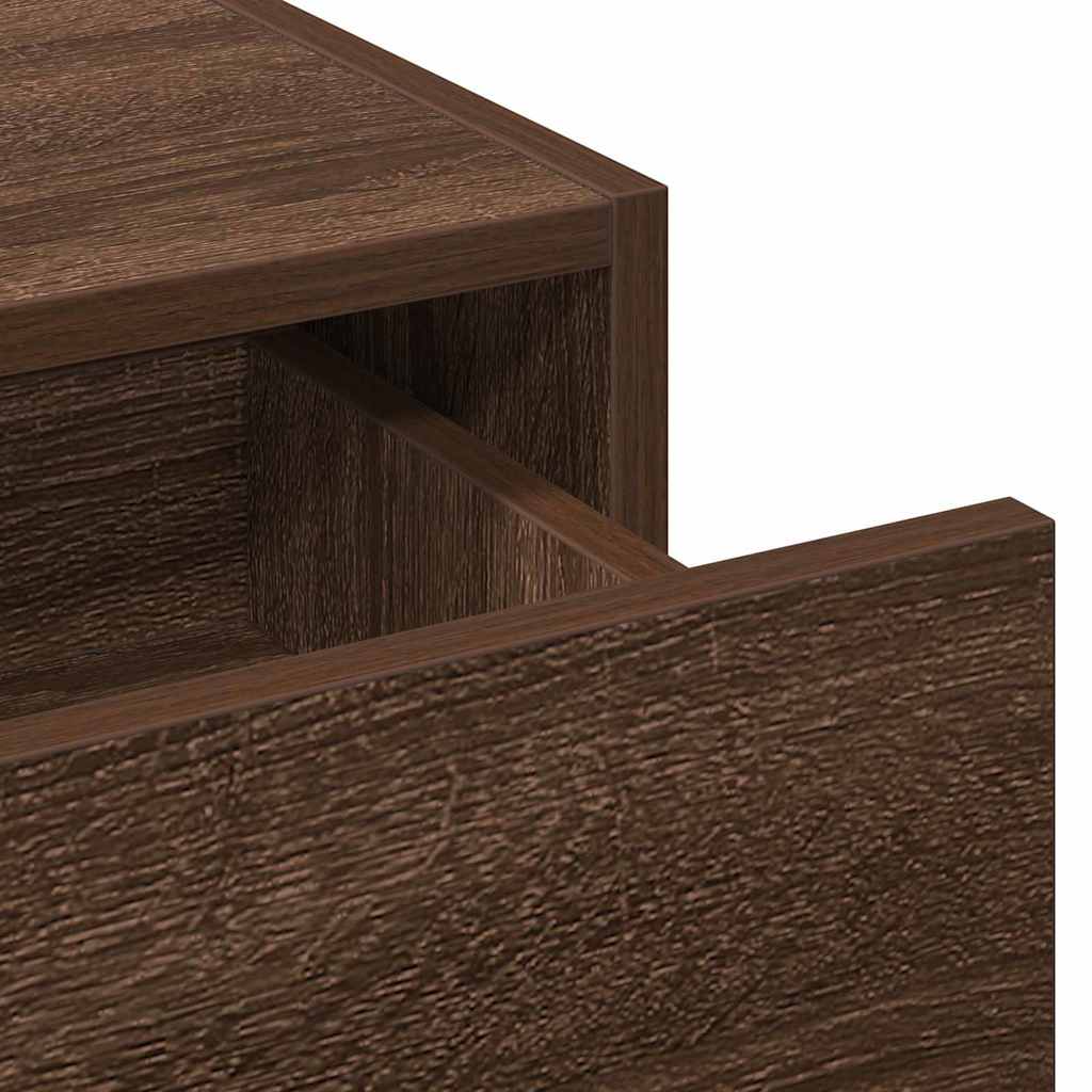 Schminktisch mit Schubladen Braun 83 x 40 x 70 cm Holzwerkstoff