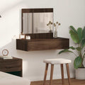 Schminktisch mit Schubladen Braun 83 x 40 x 70 cm Holzwerkstoff
