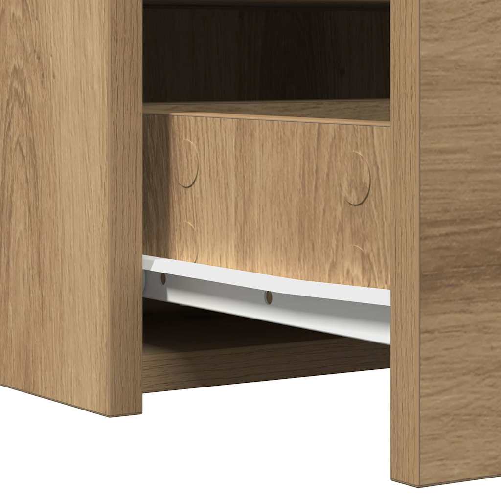Schminktisch mit Schubladen Braun 83 x 40 x 70 cm Holzwerkstoff