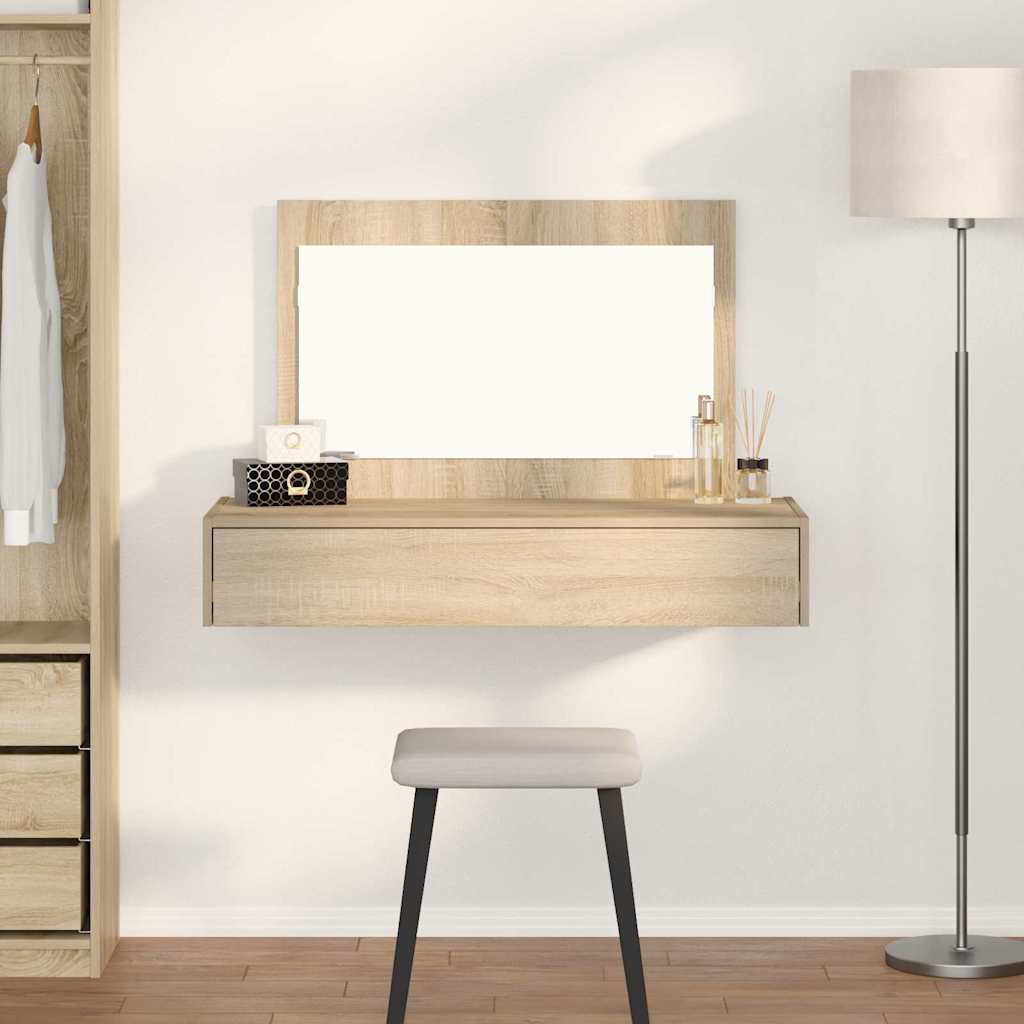 Schminktisch mit Speicher Braun 100 x 40 x 70 cm Holzwerkstoff