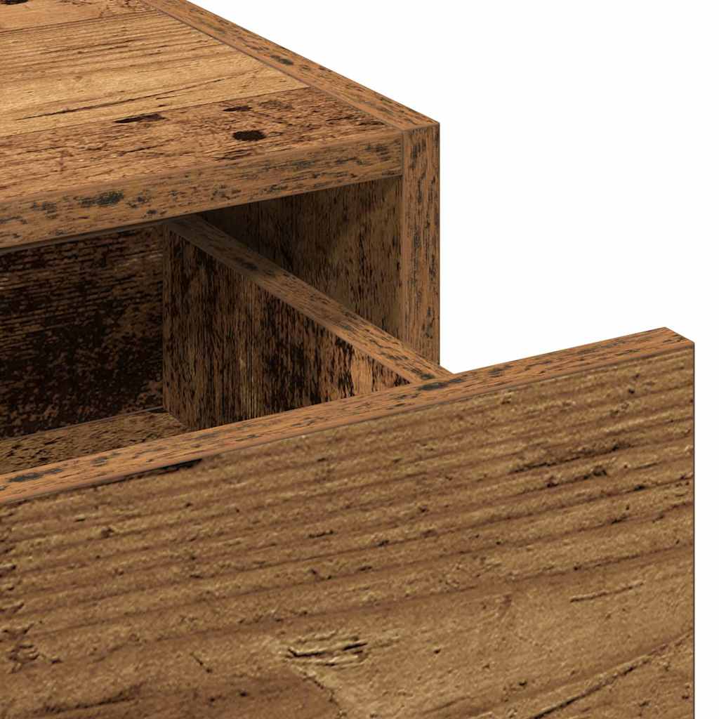 Schminktisch mit Speicher Braun 100 x 40 x 70 cm Holzwerkstoff