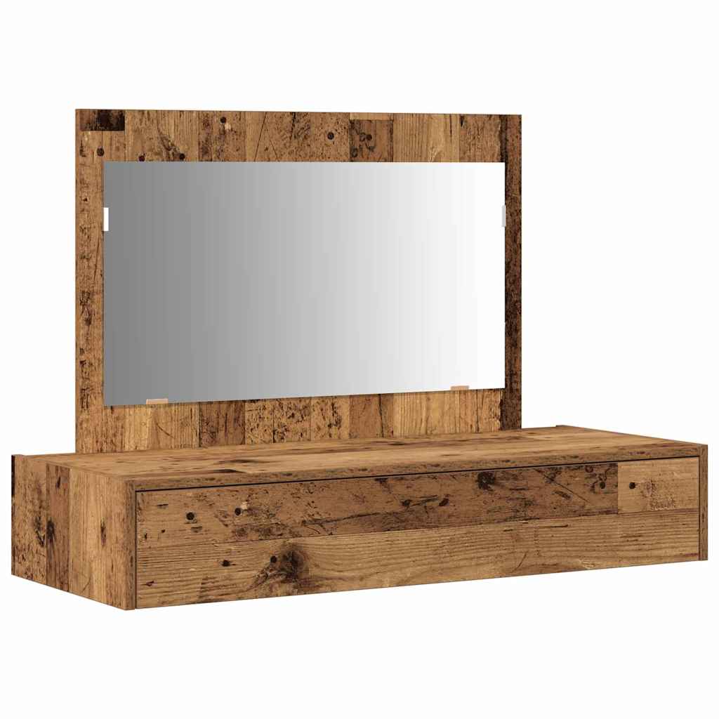 Schminktisch mit Speicher Braun 100 x 40 x 70 cm Holzwerkstoff