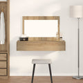 Schminktisch mit Speicher Braun 100 x 40 x 70 cm Holzwerkstoff