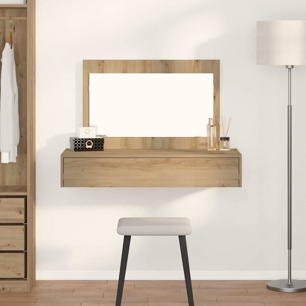 Schminktisch mit Speicher Braun 100 x 40 x 70 cm Holzwerkstoff