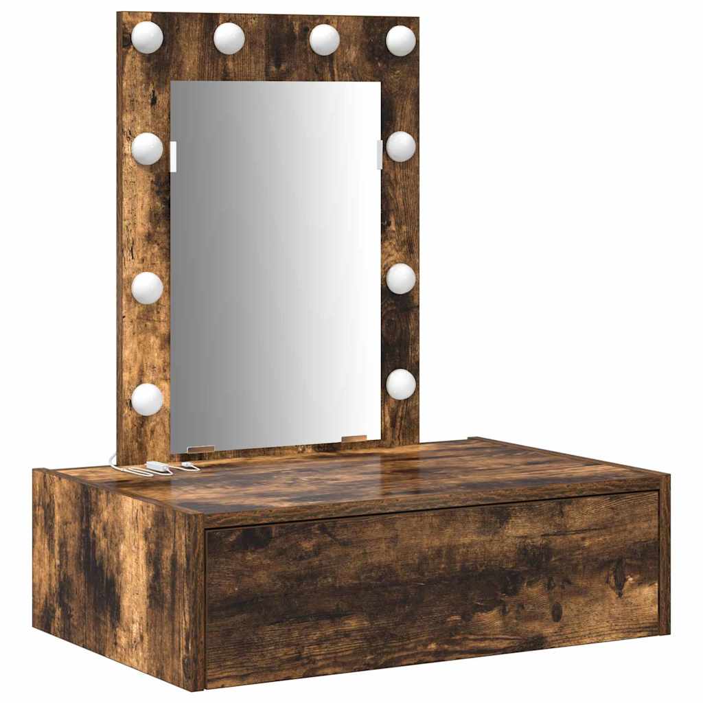 Schminktisch mit Schubladen Braun 60 x 40 x 70 cm Holzwerkstoff