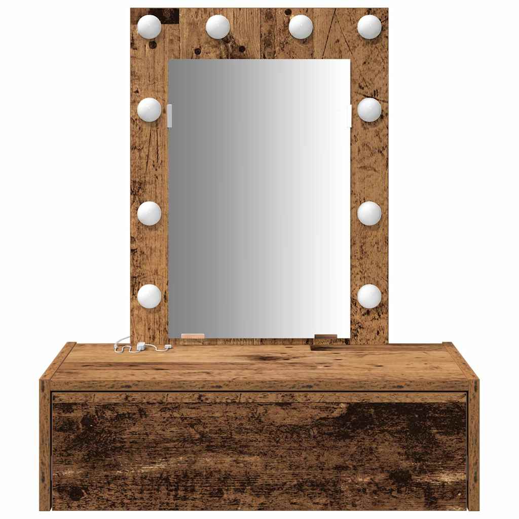 Schminktisch mit Schubladen Braun 60 x 40 x 70 cm Holzwerkstoff