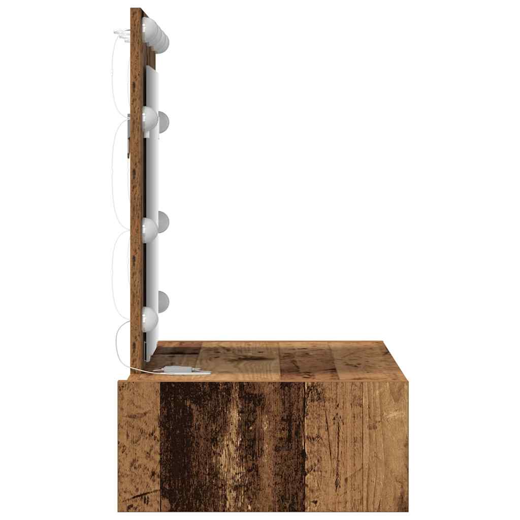 Schminktisch mit Schubladen Braun 60 x 40 x 70 cm Holzwerkstoff