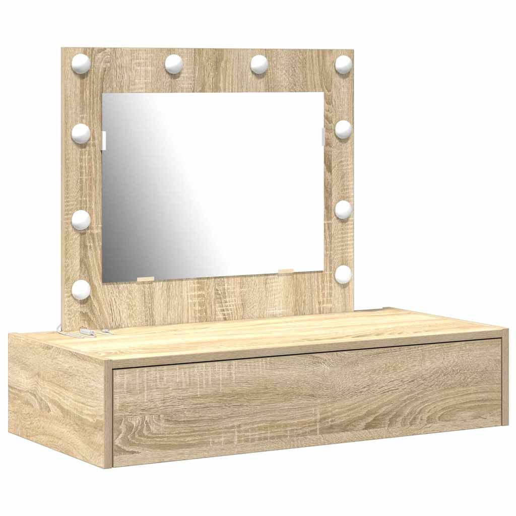 Schminktisch mit Schubladen Braun 83 x 40 x 70 cm Holzwerkstoff