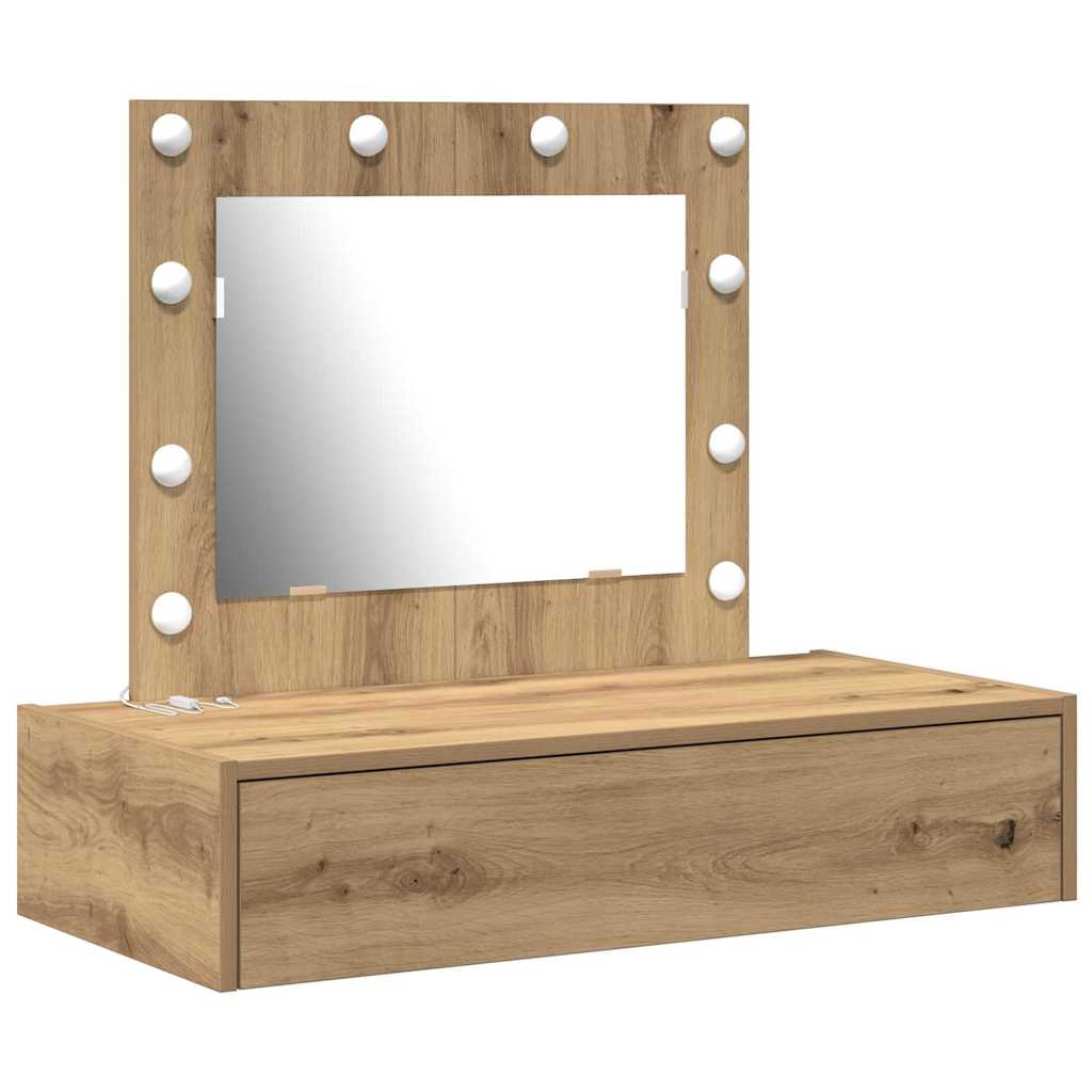 Schminktisch mit Schubladen Braun 83 x 40 x 70 cm Holzwerkstoff