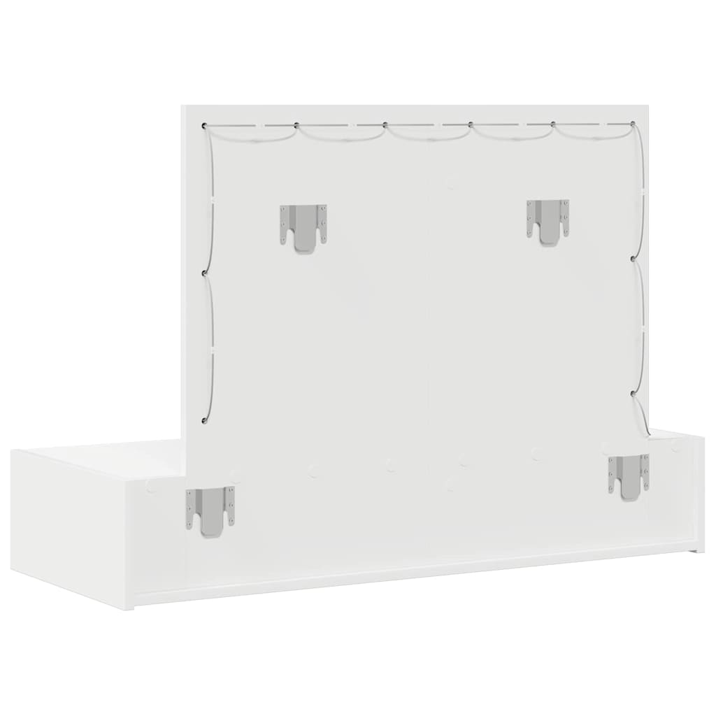 Schminktisch mit Schubladen Weiß 100 x 40 x 70 cm Holzwerkstoff