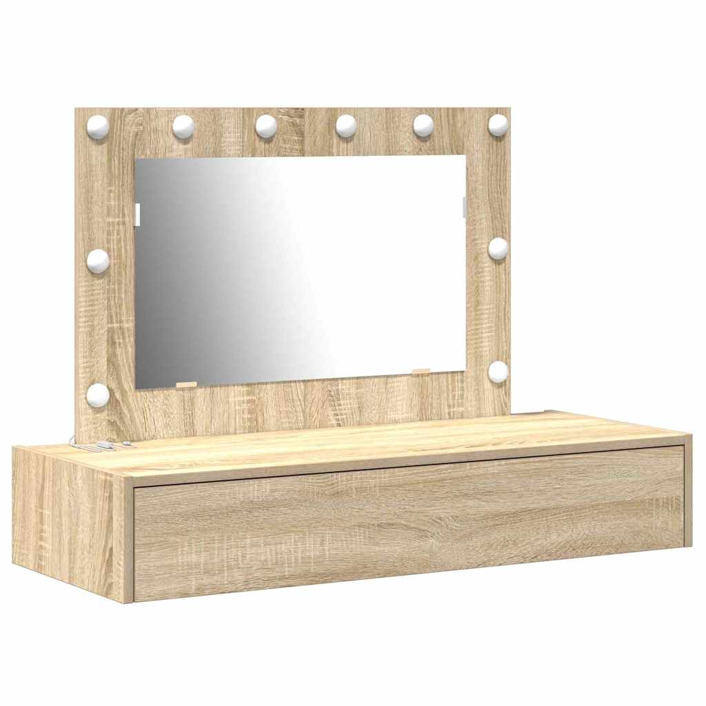 Schminktisch mit Speicher Braun 100 x 40 x 70 cm Holzwerkstoff