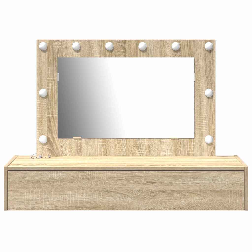 Schminktisch mit Speicher Braun 100 x 40 x 70 cm Holzwerkstoff