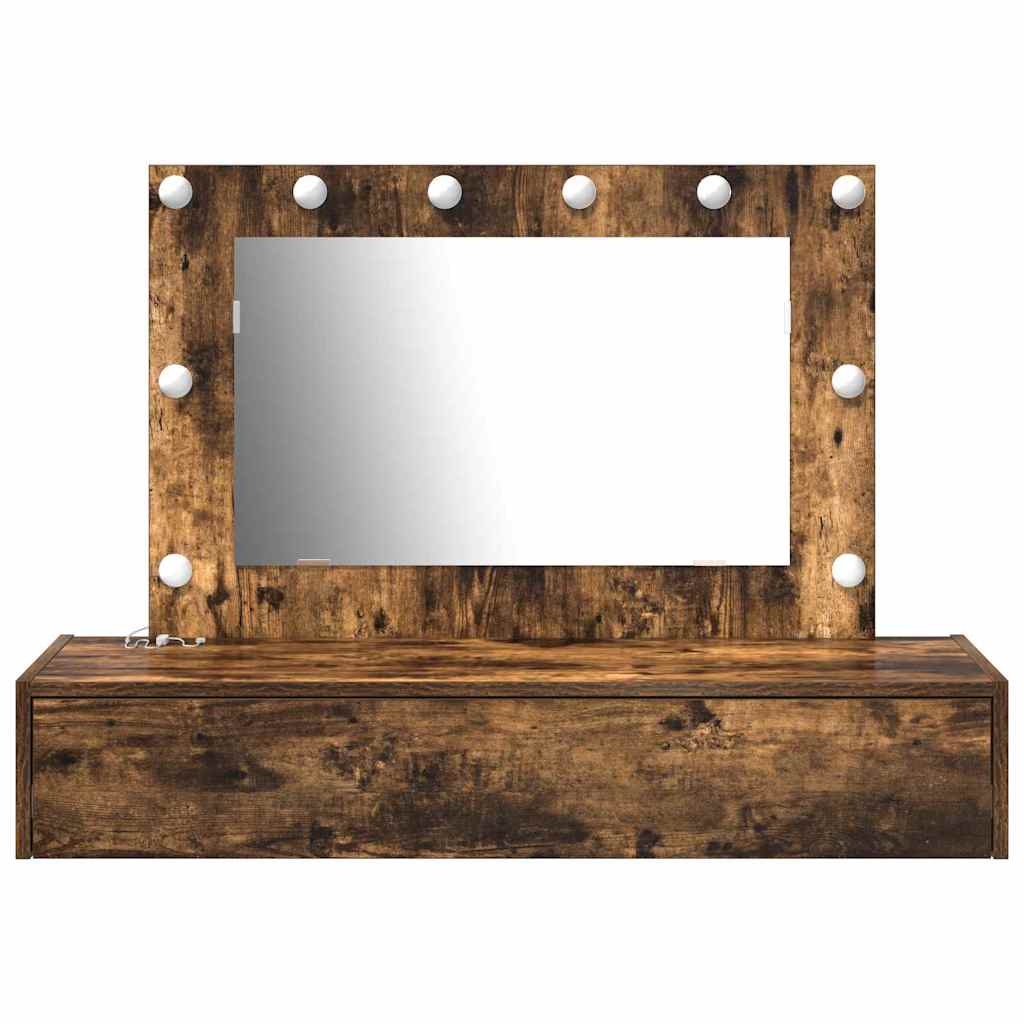 Schminktisch mit Speicher Braun 100 x 40 x 70 cm Holzwerkstoff