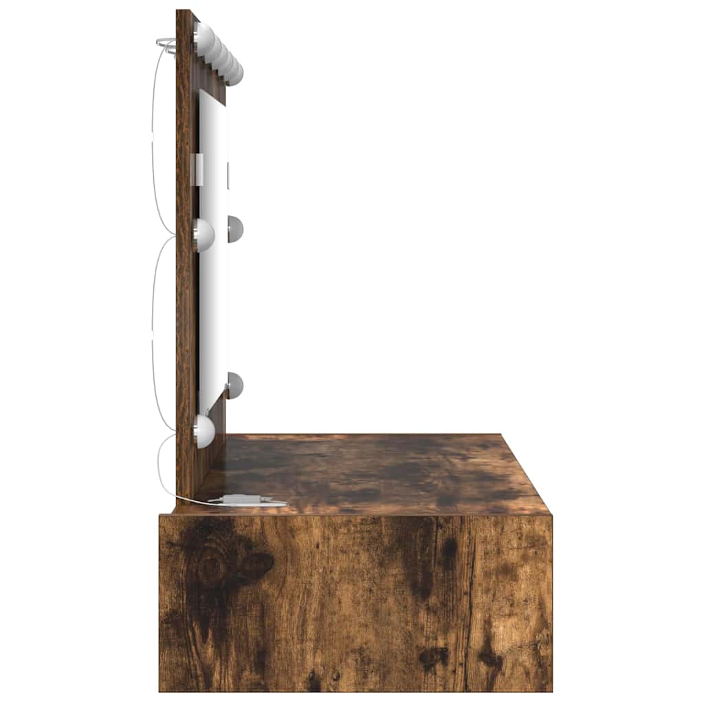 Schminktisch mit Speicher Braun 100 x 40 x 70 cm Holzwerkstoff