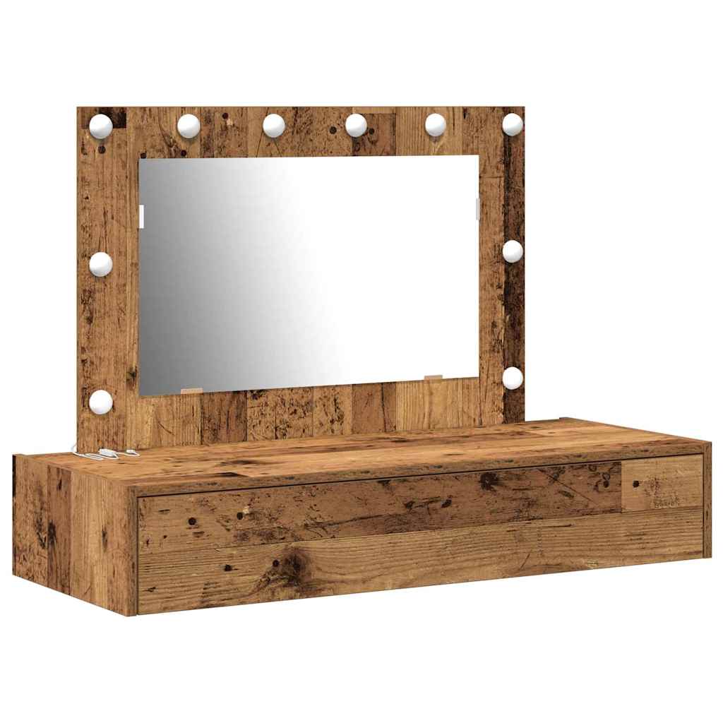 Schminktisch mit Speicher Braun 100 x 40 x 70 cm Holzwerkstoff