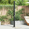Außen Solardusche Schwarz 217 cm PVC und Aluminium