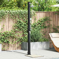 Außen Solardusche Schwarz 217 cm PVC und Aluminium