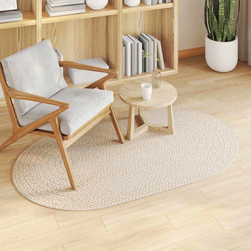 Teppich ZIZUR Creme 150 x 80 cm Polypropylen