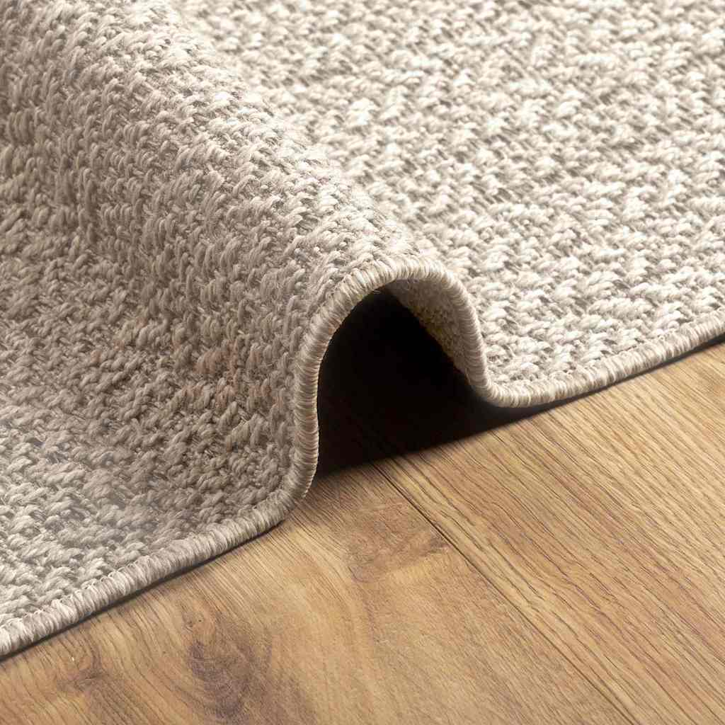 Teppich ZIZUR Creme 200 x 100 cm Polypropylen