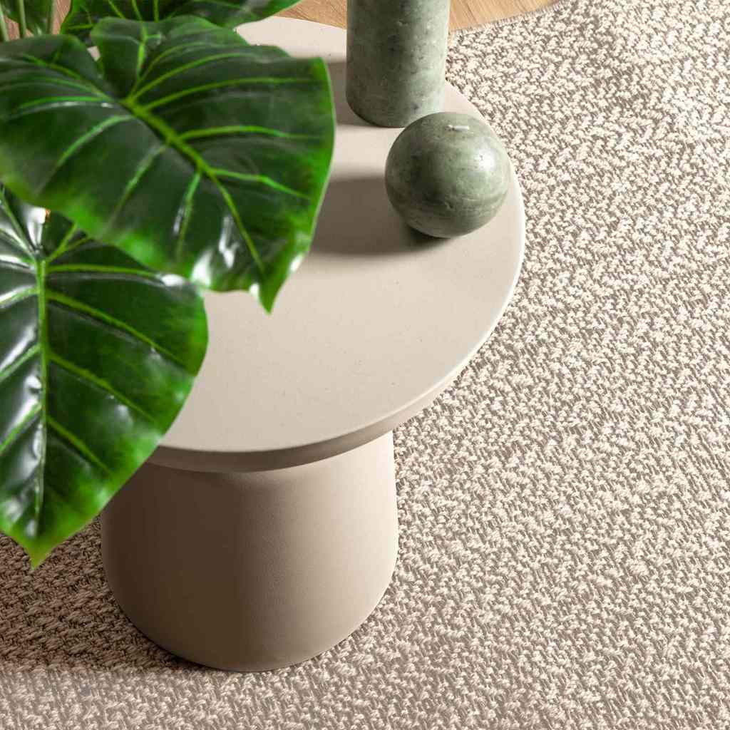 Teppich ZIZUR Creme 200 x 100 cm Polypropylen