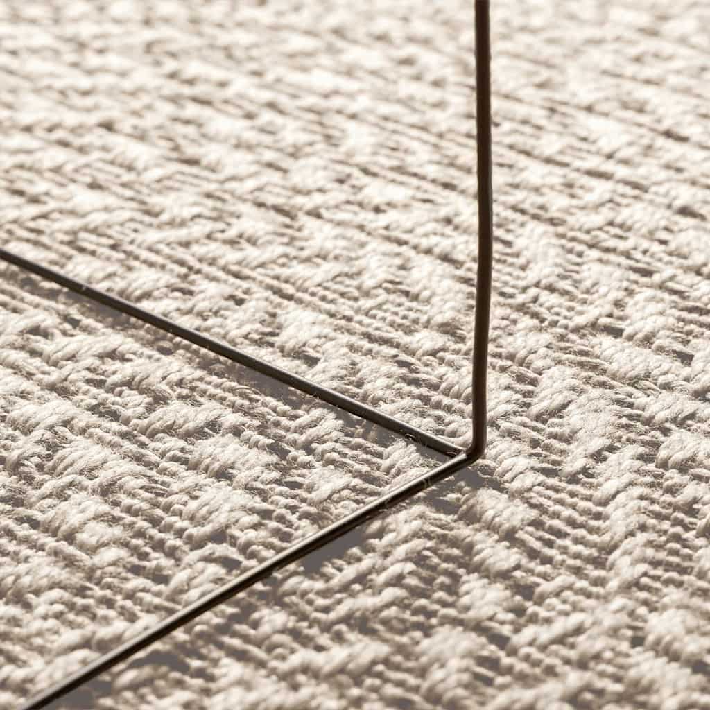 Teppich ZIZUR Creme 200 x 100 cm Polypropylen