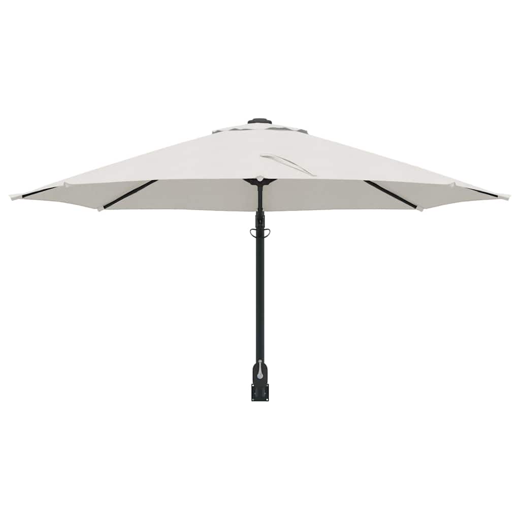 Garten-Sonnenschirm Sand 248 x 248 x 148 cm Polyester und Stahl