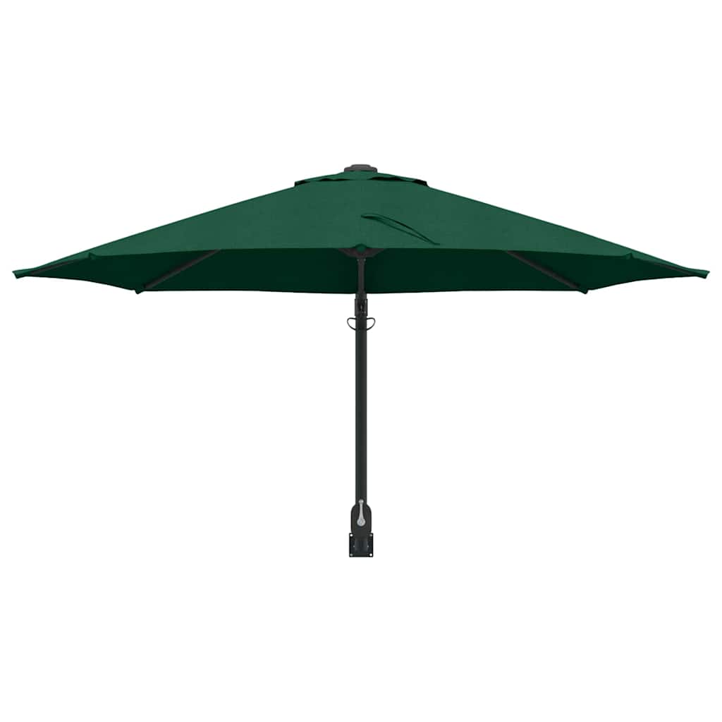 Garten-Sonnenschirm Grün 248 x 248 x 148 cm Polyester und Stahl