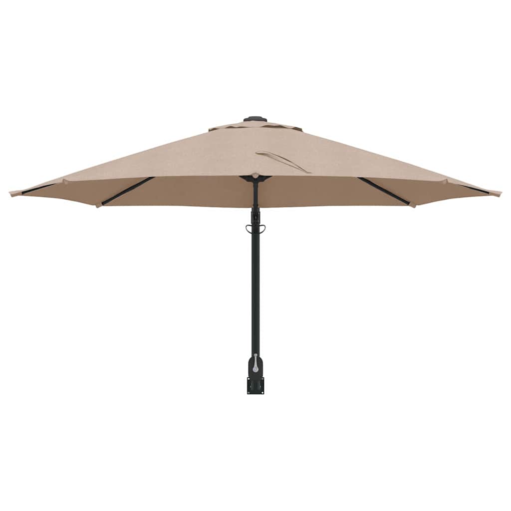 Garten-Sonnenschirm Taupe 248 x 248 x 148 cm