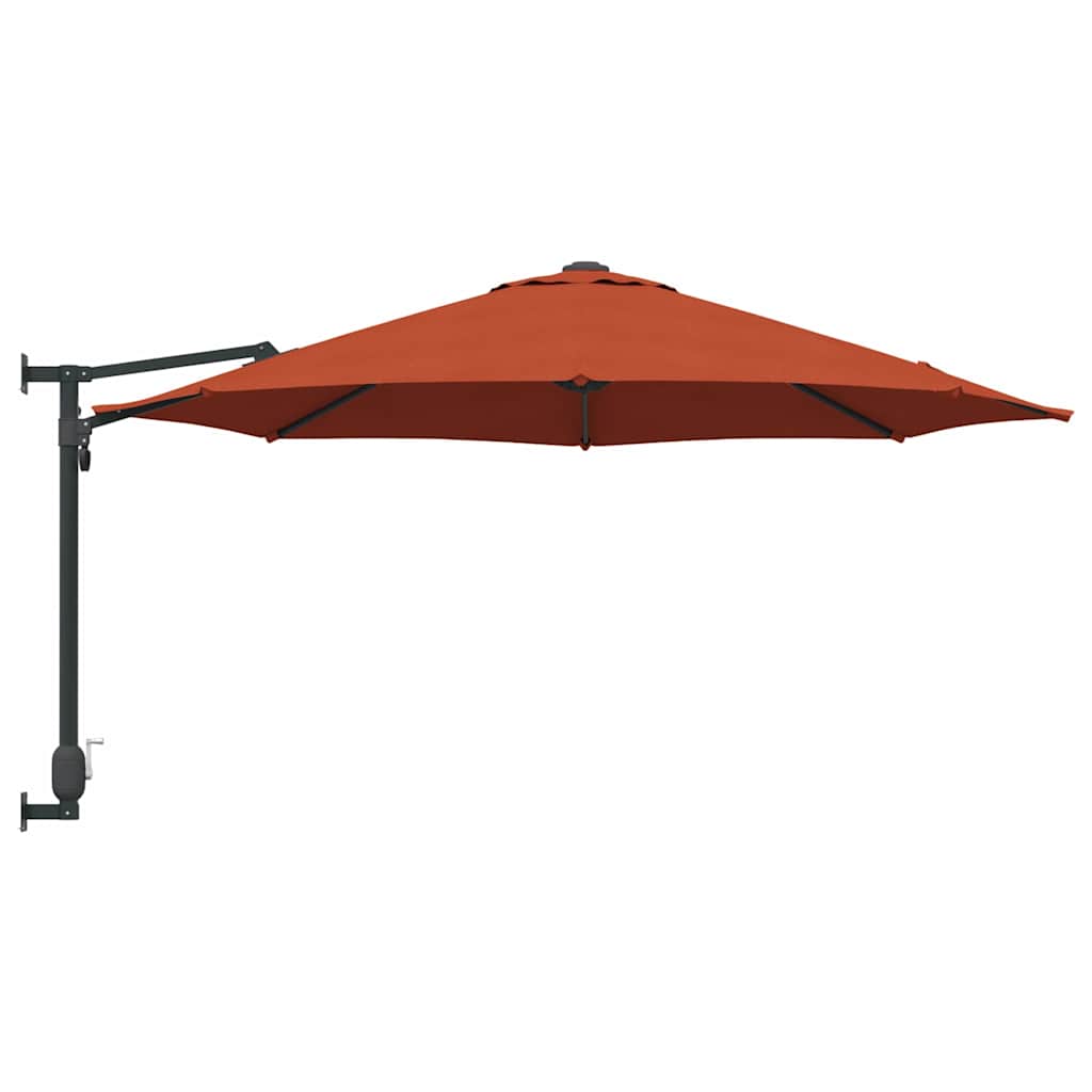 Garten-Sonnenschirm Terrakotta 248 x 248 x 148 cm