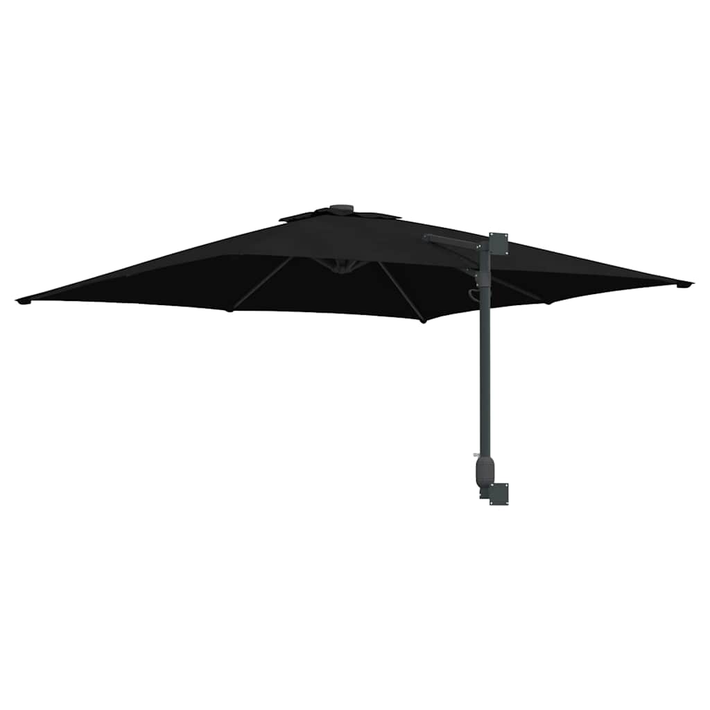 Garten-Sonnenschirm Schwarz 248,5 x 247,5 x 160 cm