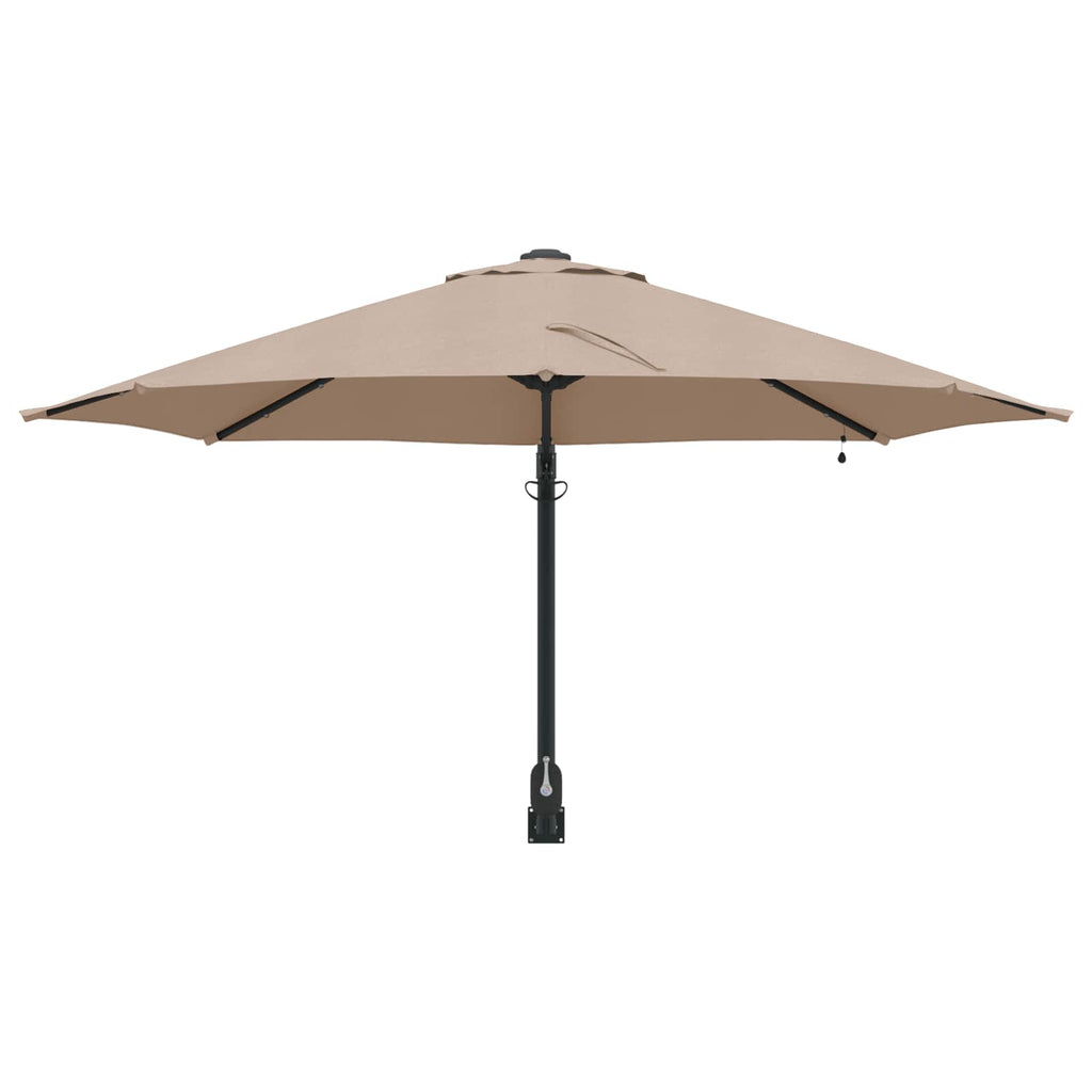 Garten-Sonnenschirm Taupe 248 x 248 x 148 cm