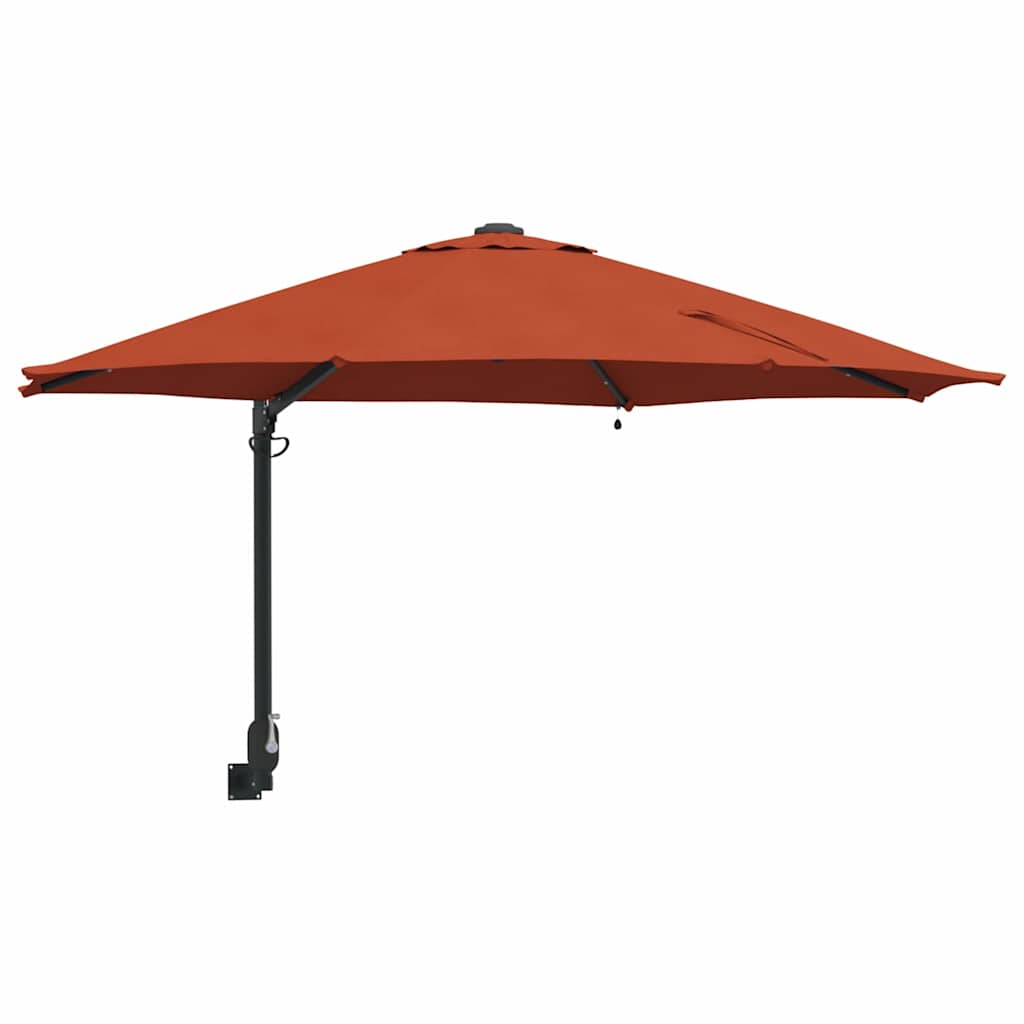 Garten-Sonnenschirm Terrakotta 248 x 248 x 148 cm