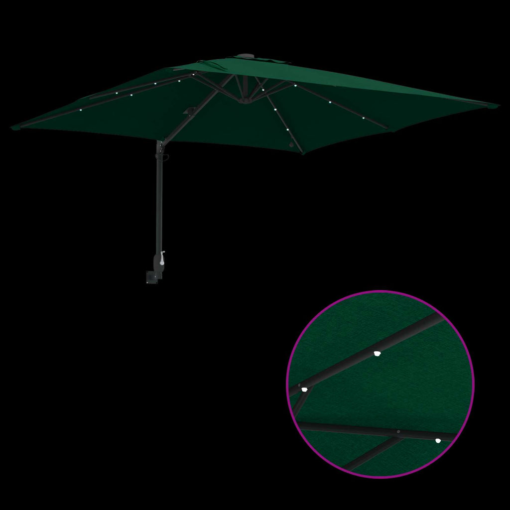 Garten-Sonnenschirm Grün 248,5 x 247,5 x 160 cm