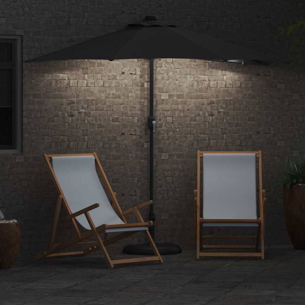 Garten-Sonnenschirm Anthrazit 294 x 150 x 223 cm