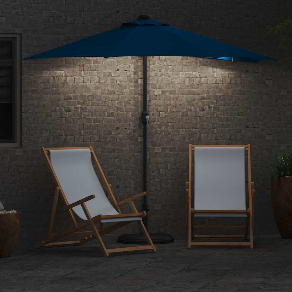 Garten-Sonnenschirm Azurblau 294 x 150 x 223 cm