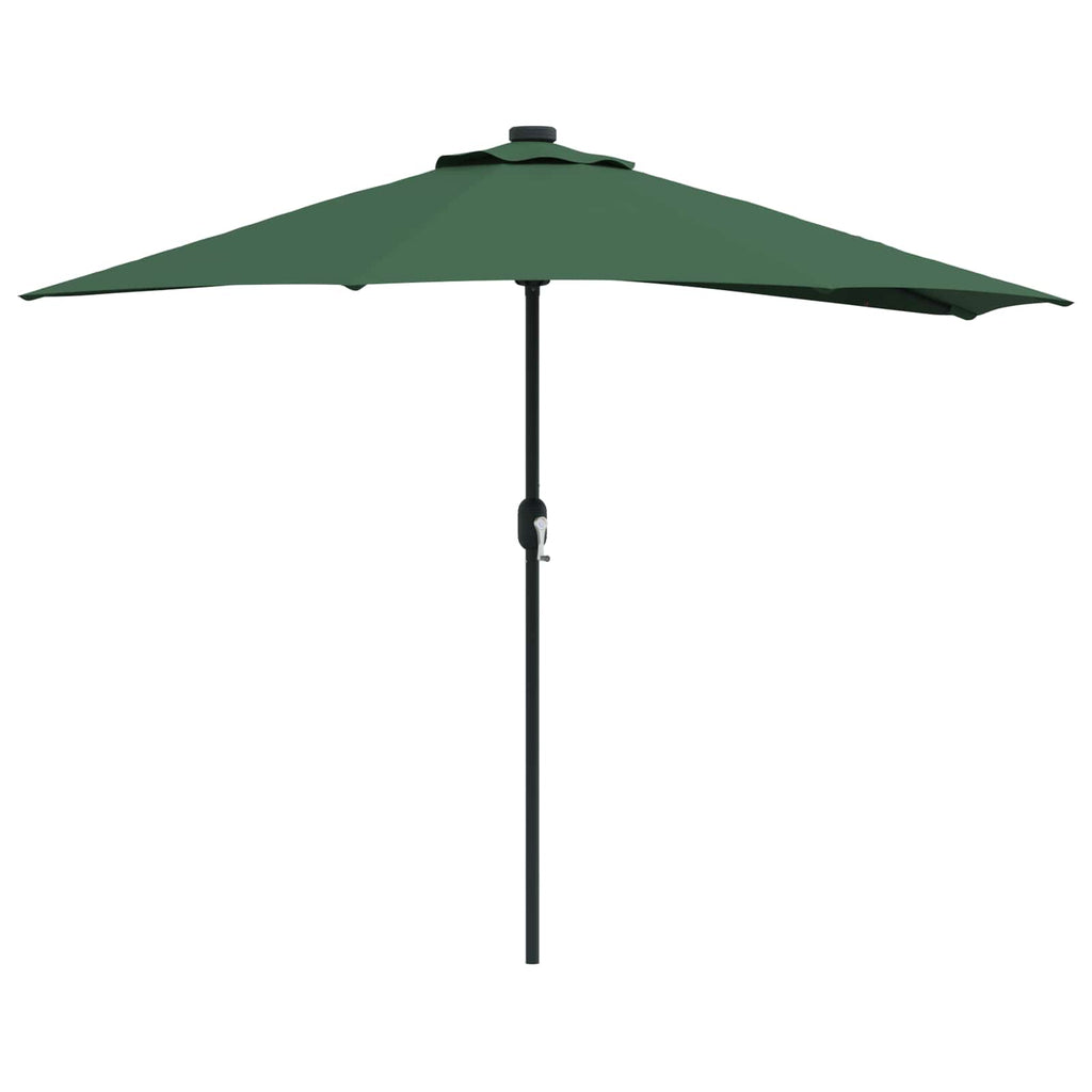 Garten-Sonnenschirm Grün 294 x 150 x 224 cm Polyester und Stahl