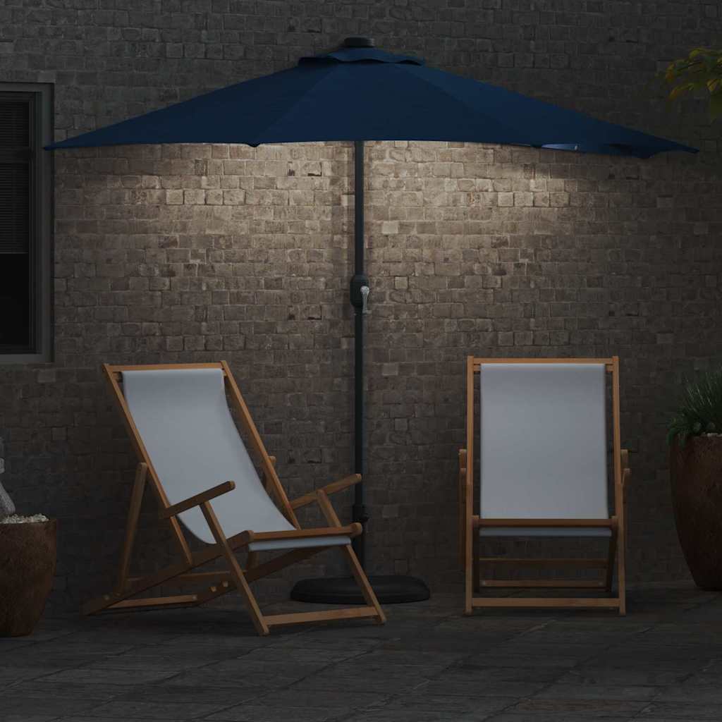 Garten-Sonnenschirm Azurblau 294 x 150 x 224 cm