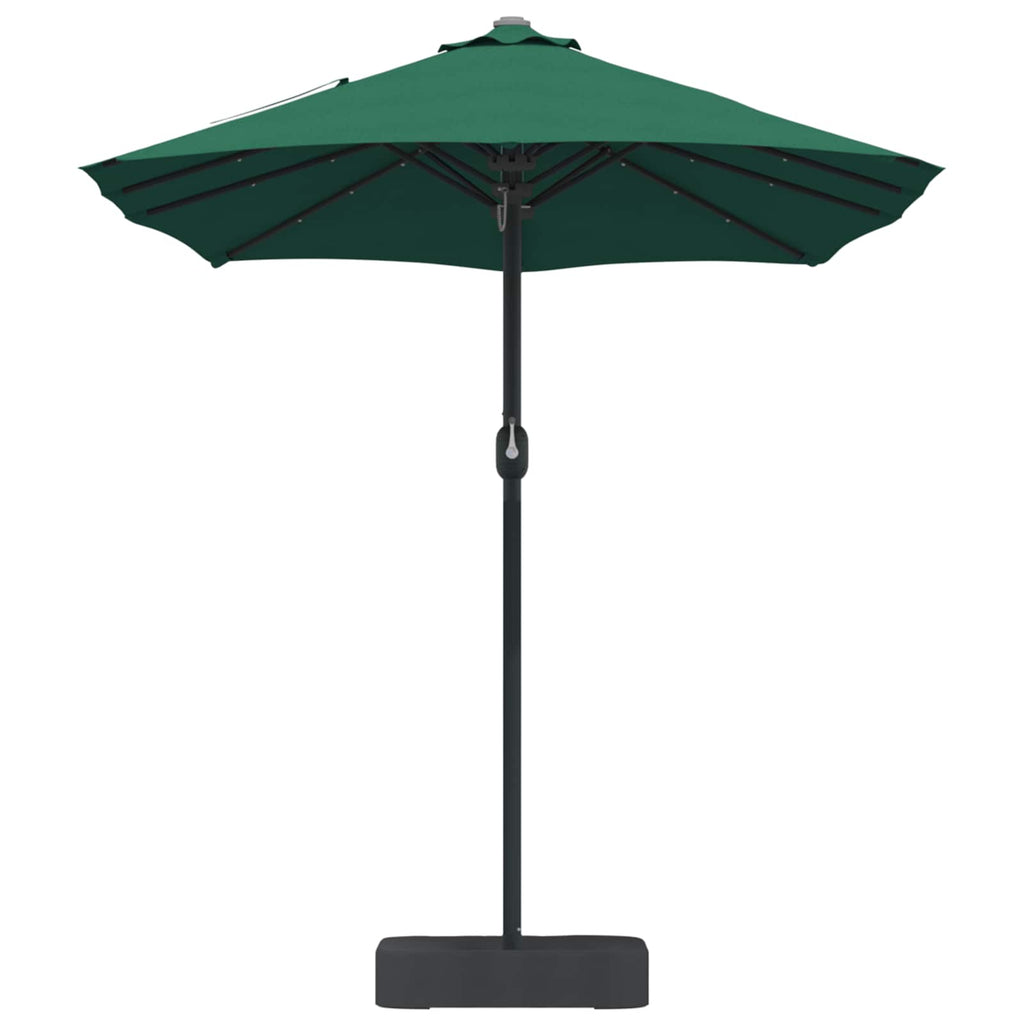 Garten-Sonnenschirm Grün 385 x 209 x 244 cm Polyester