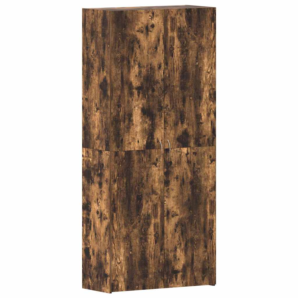 Schuhschrank Mehrfarbig 80 x 35,5 x 180 cm Holzwerkstoff