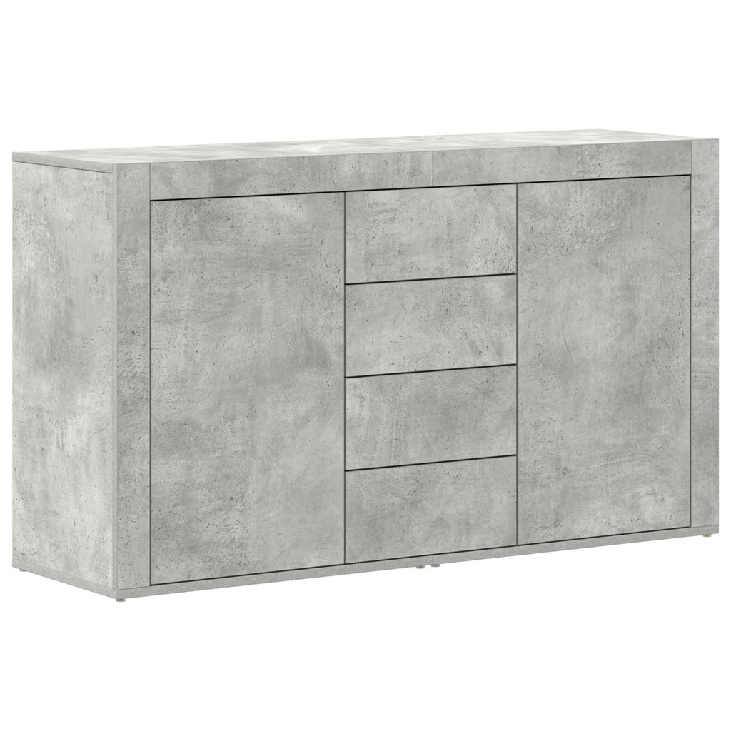 Sideboard Beton Grau 120 x 36 x 69 cm Holzwerkstoff