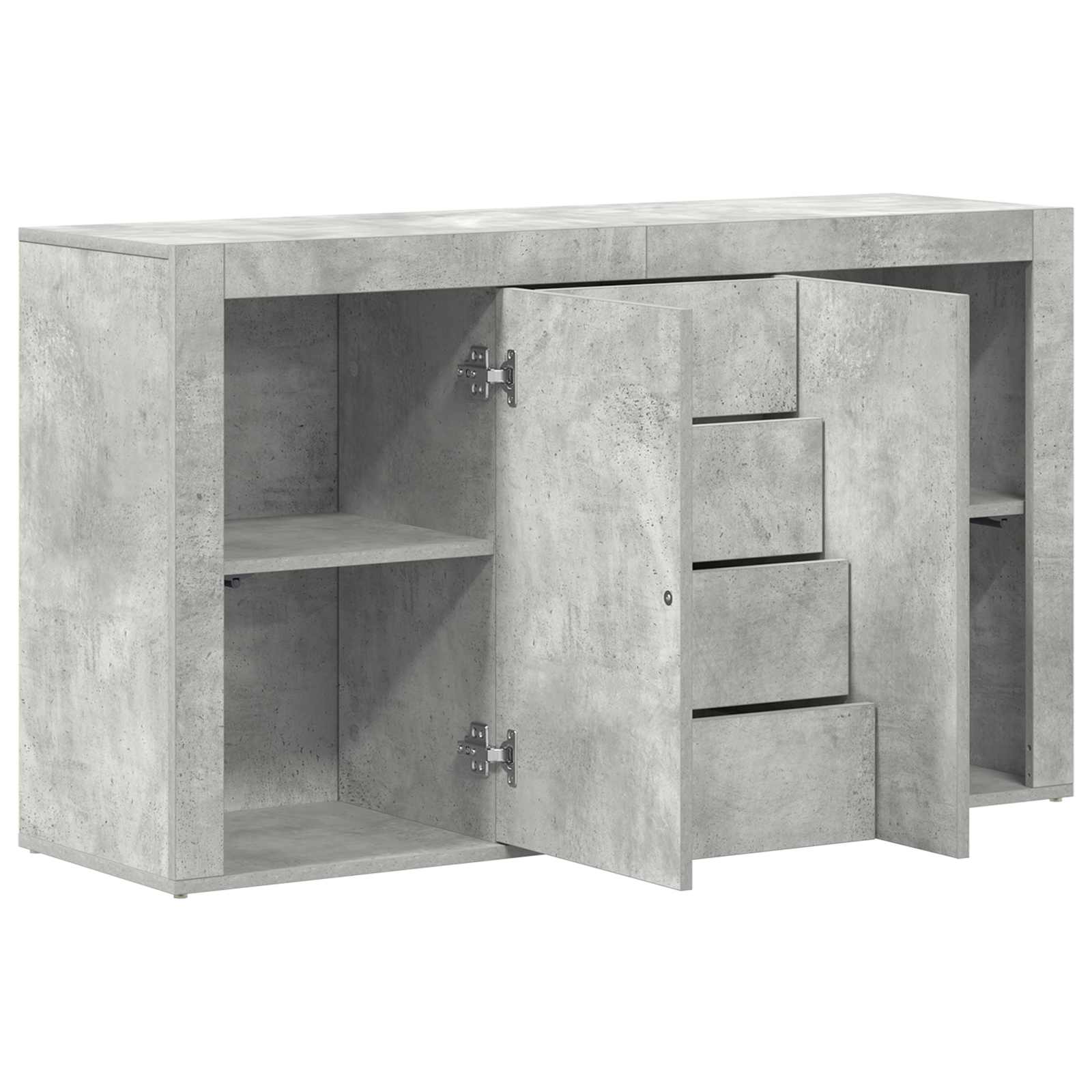 Sideboard Beton Grau 120 x 36 x 69 cm Holzwerkstoff