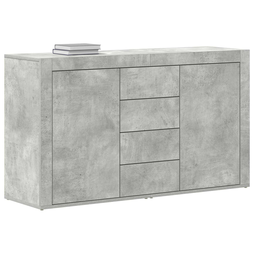 Sideboard Beton Grau 120 x 36 x 69 cm Holzwerkstoff
