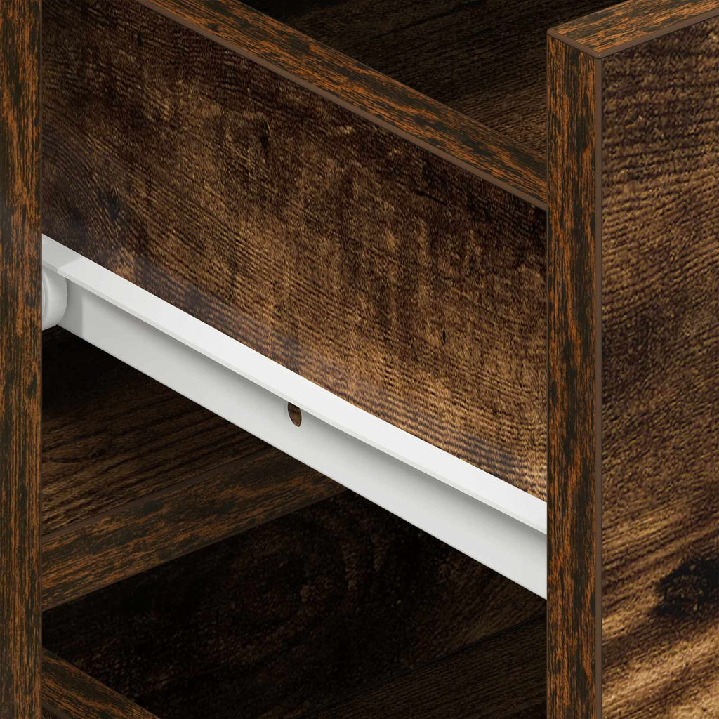 Sideboard Geräucherte Eiche 120 x 36 x 69 cm Holzwerkstoff
