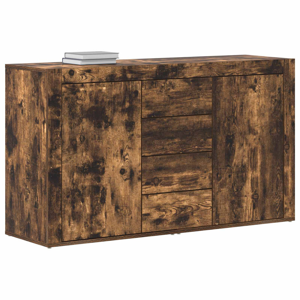 Sideboard Geräucherte Eiche 120 x 36 x 69 cm Holzwerkstoff