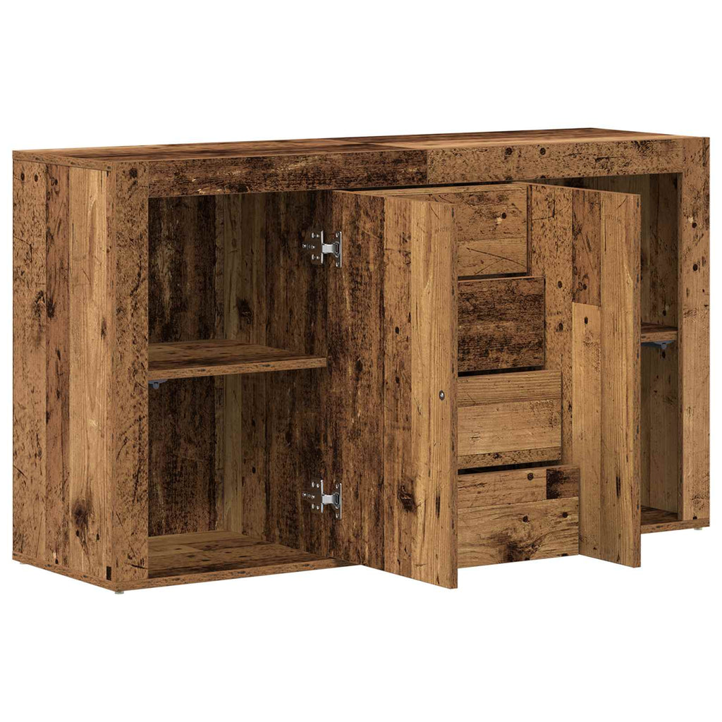 Sideboard mit Schubladen Altholz 120 x 36 x 69 cm Holzwerkstoff