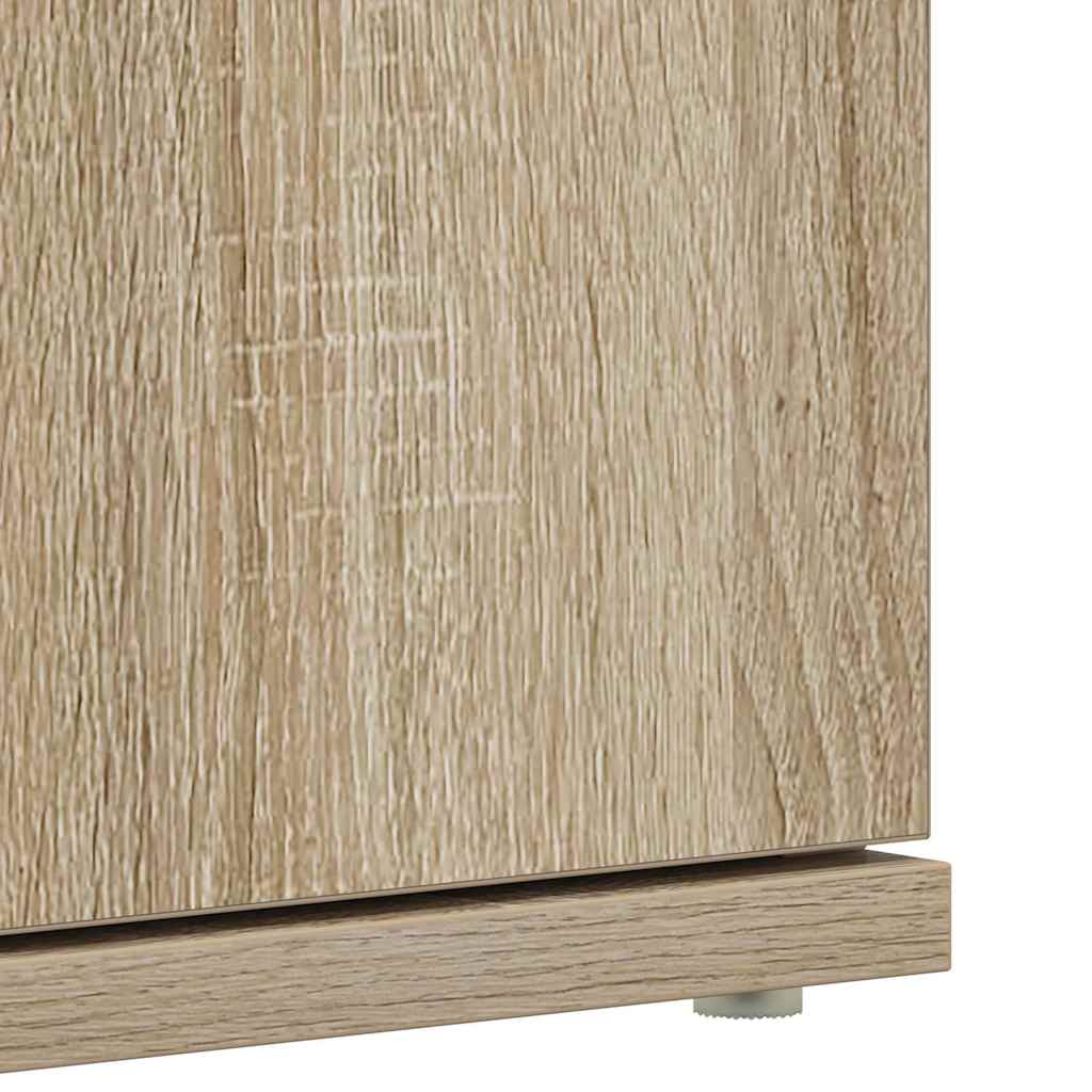 Schuhschrank Sonoma-Eiche 80 x 39 x 178 cm Holzwerkstoff